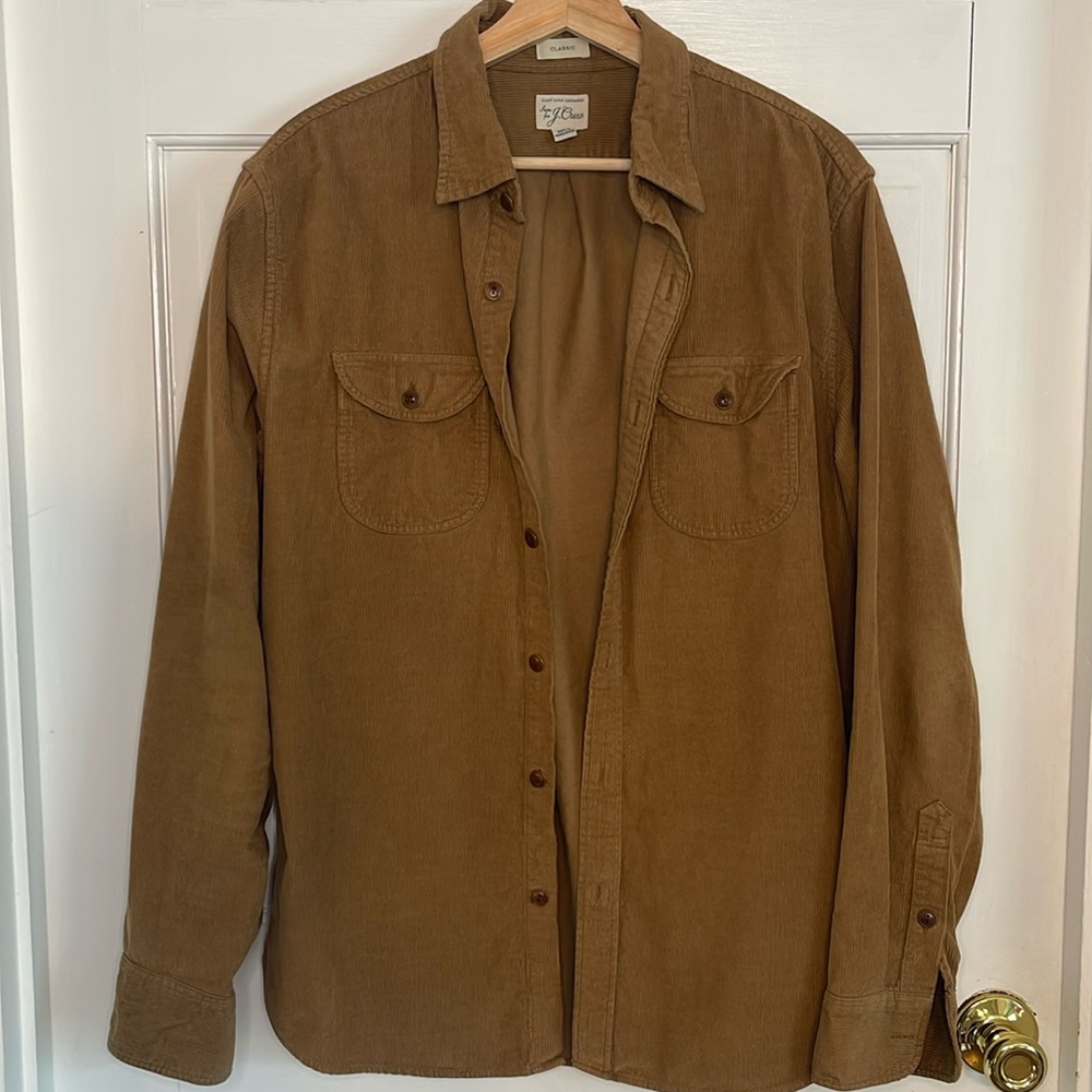 J. Crew Garment-dyed Corduroy Workshirt